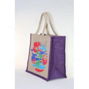 Gift Bags for Wedding and Other Occasions - Random Colour Wildlife Ecosystem Print with Zipper (10 X 6 X 10 inches)