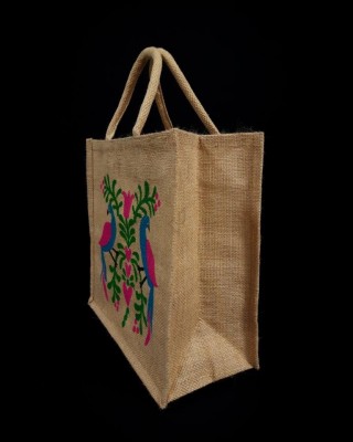 Gift Bags for Wedding and Other Occasions - Multi Colour Peacock Print with Zipper (12 X 5 X 12 inches)