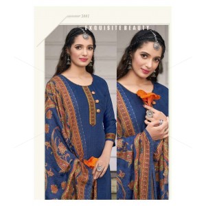 Women's Pashmina Winter Suits Unstitched Dress Material