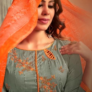 Adorable Lawn Cotton - Patiyala Unstitched Dress Material