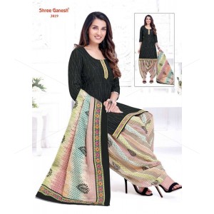 Graceful Pure Cotton - Patiyala Unstitched Dress Material