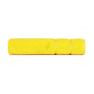 Bath Towel 500 GSM, Luxury Zero Twist Naturally Cotton Yarn, Extra Large, Elegantly Plush (Pack of 1 Bath Towel, Yellow), Allure [T1003]