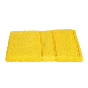 Bath Towel 450 GSM, Premium 100%-Cotton, Soft, Highly Absorbent, 450 GSM (Pack of 1 Bath Towel, Vibrant Yellow), Elegance [T1018]
