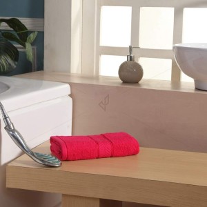 Bath Towel 450 GSM, Premium 100%-Cotton, Soft, Highly Absorbent, 450 GSM (Pack of 1 Bath Towel, Romantic Fuchsia), Elegance [T1019]