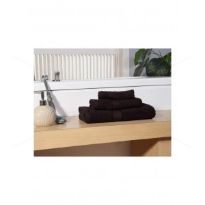 3 Pc Towel 500 GSM, Premium, 100% Natural Ring-Spun Double ply Cotton Yarn, Soft, Extra Absorbent & Durable, Quick-Dry (3 Pcs Towel Set, Chocolate Brown), Elysian [T1047]