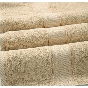 8 Pc Towel 500 GSM, Premium, 100% Natural Ring-Spun Double ply Cotton Yarn, Soft, Extra Absorbent & Durable, Quick-Dry (Premium Pack of 8 Pcs Towel Set, Beige), Elysian [T1054]