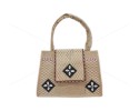 Elegant-Fashionable Jute Multipurpose Hand Bag with Zipper (14 X 4.2 X 10 inches)