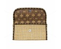 Premium Purse - Designer rectangular jute women's clutch purse ( 8.5 X 2 X 5 inches)