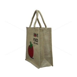 Bulk Buying - Multi Utility Lunch Bag - Love Food Print with Zipper (11 X 5 X 10 inches)