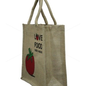 Bulk Buying - Multi Utility Lunch Bag - Love Food Print with Zipper (10 X 5 X 12 inches)