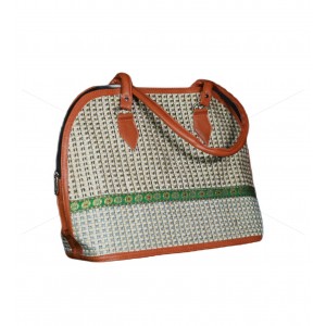 Designer Jute Handbag - An exceptionally designed multi-purpose jute handbag (16 x 12 inches)