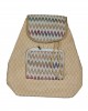 Fancy Jute Backpack - A stunning jute  backpack made with aesthetic design (14 x 5 x 16 inches )