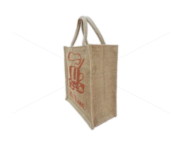 Fancy/Lunch Bag - A small sized jute bag for multi-purpose (10 x 5.5 x 11 inches)