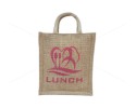 Fancy/Lunch Bag -  A multi purpose easy to carry jute bag (10 X 5.5 X 11 inches)