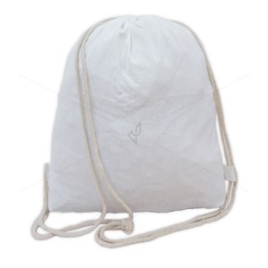 Sturdy Backpack - A starry jute backpack white in colour (16 x 18 inches )