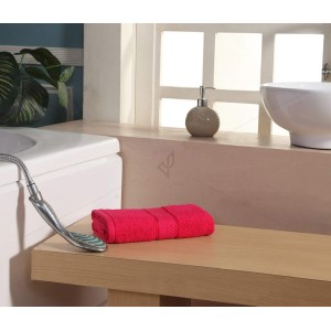Bulk Buying - Bath Towel 450 GSM, Premium 100%-Cotton, Soft, Highly Absorbent, 450 GSM (Pack of 1 Bath Towel, Romantic Fuchsia), Elegance [BBT1019]