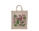 Gift Bags for Wedding and Other Occasions - Random Colour Peacock Print with Zipper (12 X 5 X 14 inches)