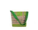 Sling Bag - A stylish sling bag with colourful stripes with a sticky velcro and sturdy zipper (15 x 5 x 13 inches)