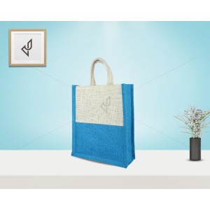 Gift Bag - A simple good looking jute bag with velcro closer (9.5 x 5 x 11 inches)
