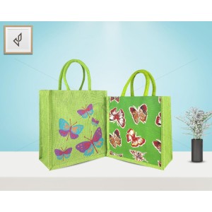 Set of 2 - A combo of bags with butterfly prints - CB027