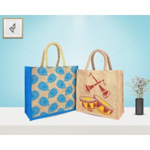 Set of 2 - A combo of jute bags suitable for return gifts - CB028