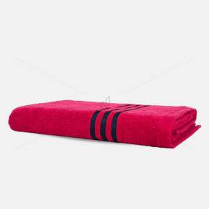 Zero Twist - Bath Towel, 400 GSM (1 Bath Towel, Red) [T1101]