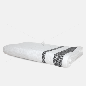 Bamboo - Bath Towel, 600 GSM (1 Bath Towel, White) [T1122]