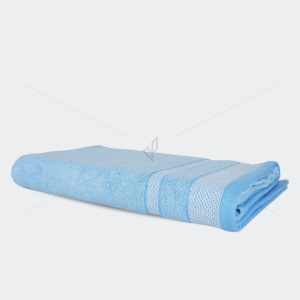Bamboo - Bath Towel, 600 GSM (1 Bath Towel, Sky Blue) [T1123]