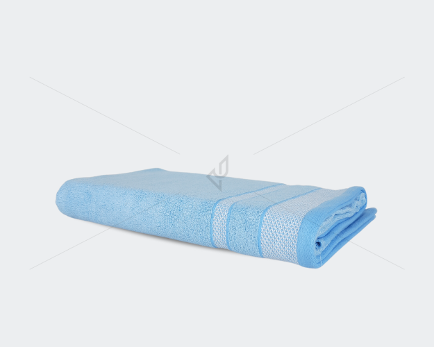 Bamboo - Bath Towel, 600 GSM (1 Bath Towel, Sky Blue) [T1123]