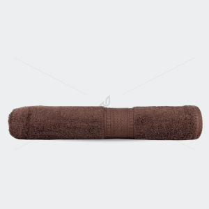 Solid Dobby - Bath Towel, 580 GSM (1 Bath Towel, Chocolate Brown) [T1146]