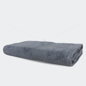 Solid Dobby - Bath Towel, 580 GSM (1 Bath Towel, Grey) [T1147]