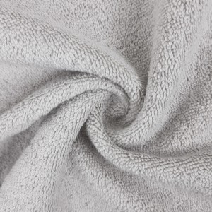 Solid Dobby - Face Towel, 580 GSM (1 Face Towel, Light Grey) [T1158]