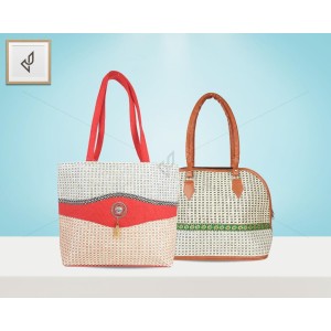 Doublet - A enchanting combo of 2 jute handbags - CB034