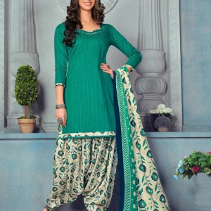 Classy Cotton Unstitched Dress Material - W1147