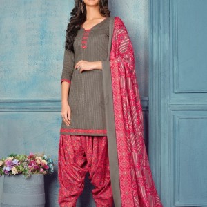 Classy Cotton Unstitched Dress Material - W1149